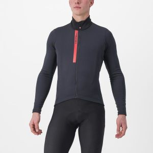 Castelli pánský dres Entrata Thermal Light Black/Red