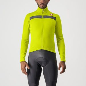 Castelli pánský dres Puro 3 Electric Lime/Black Reflex