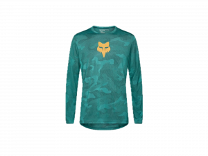 Fox Racing x Trek pánský MTB cyklistický dres s dlouhým rukávem Ranger tmavě zelený